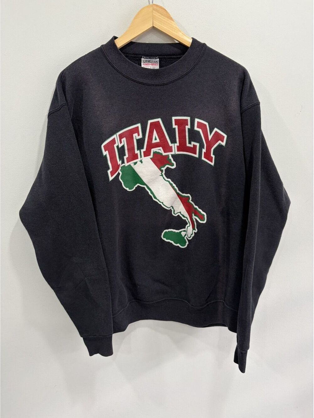 Vintage Italy Sweater Sweatshirt Italian love sun faded